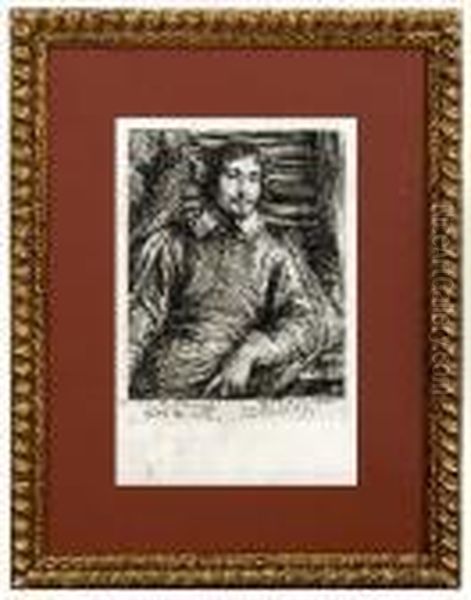 Retrato Del Diplomatico Caesar Alexander Scaglia Oil Painting by Paulus Pontius