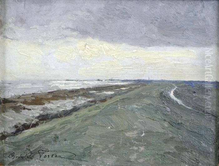 Doel Oil Painting by Oswald Poreau