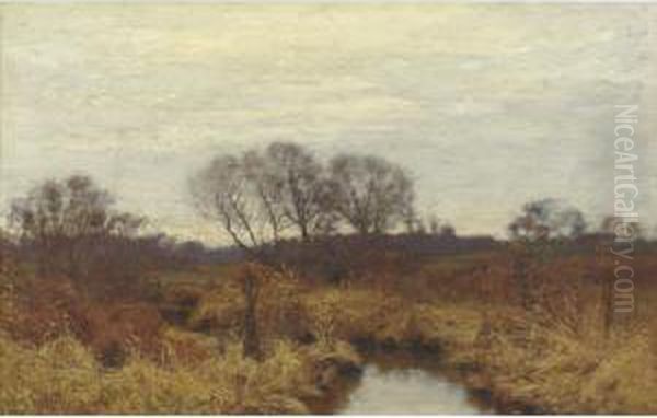 Gray Afternoon Oil Painting by William Merritt Post
