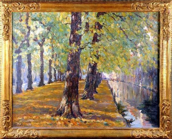 [canal Arbore] Oil Painting by Jules Postel