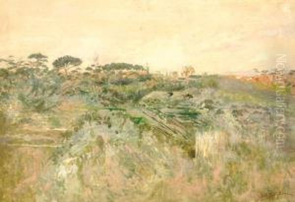 Paesaggio Nei Dintorni
Di Napoli Oil Painting by Salvatore Postiglione