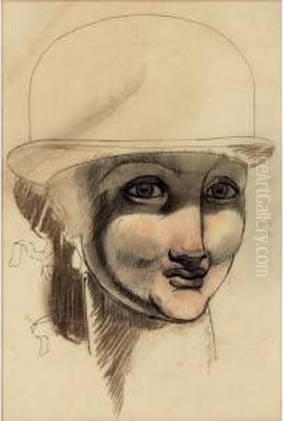 Portrait Oil Painting by Eugene Robert Pougheon