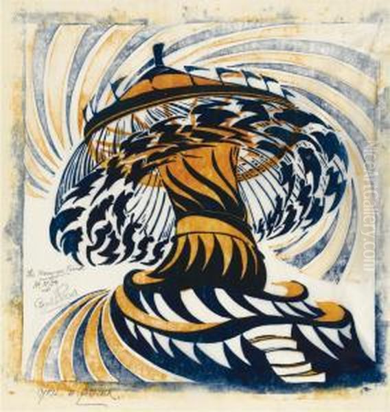 The Merry-go-round Oil Painting by Cyril E. Power