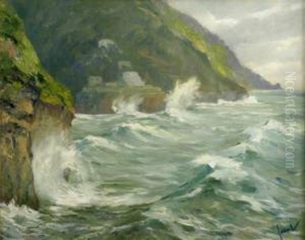 The Saracen Tower Oil Painting by Cyril E. Power