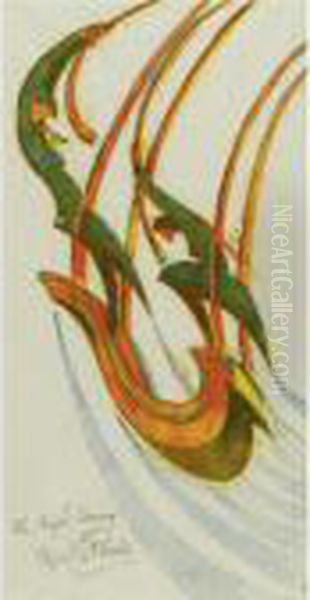 The High Swing (c. Cep 37) Oil Painting by Cyril E. Power