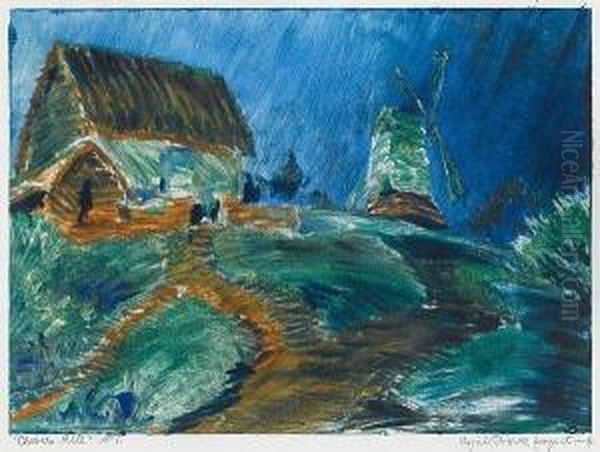 Clovers Mill No.1 Oil Painting by Cyril E. Power