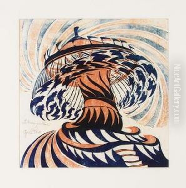 Merry Go Round Oil Painting by Cyril E. Power