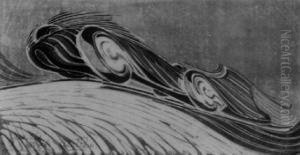 Speed Trial (coppel Cep 31) Oil Painting by Cyril E. Power