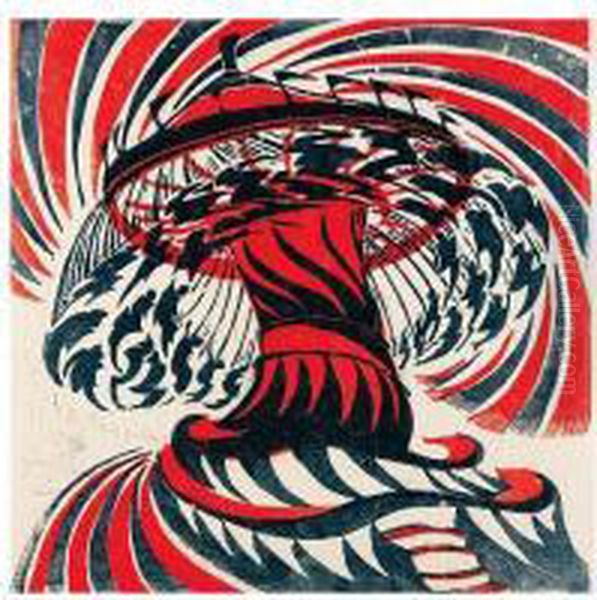 The Merry-go-round (coppel Cep 16) Oil Painting by Cyril E. Power