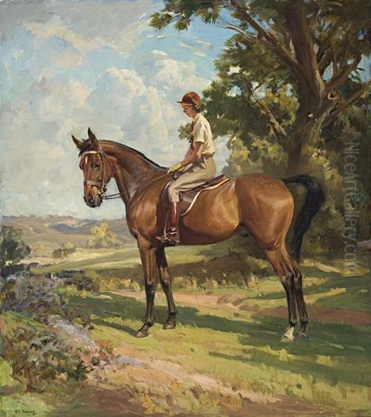 The Young Equestrian Oil Painting by Harold Septimus Power