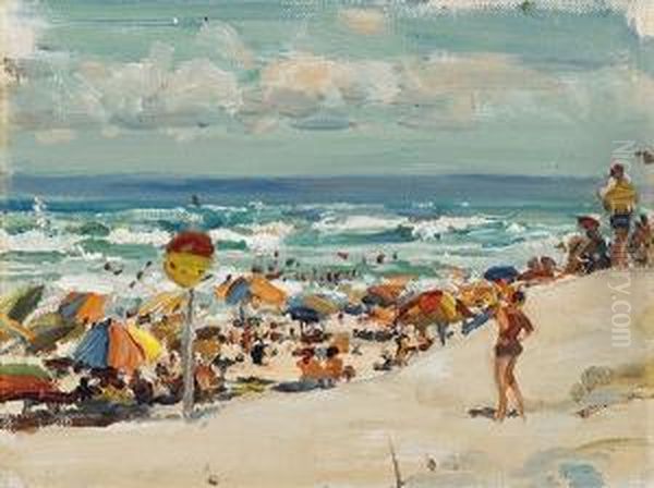 Surfers Paradise Oil Painting by Harold Septimus Power