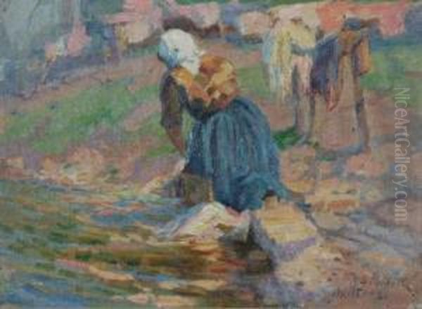 Brittany Oil Painting by Harold Septimus Power