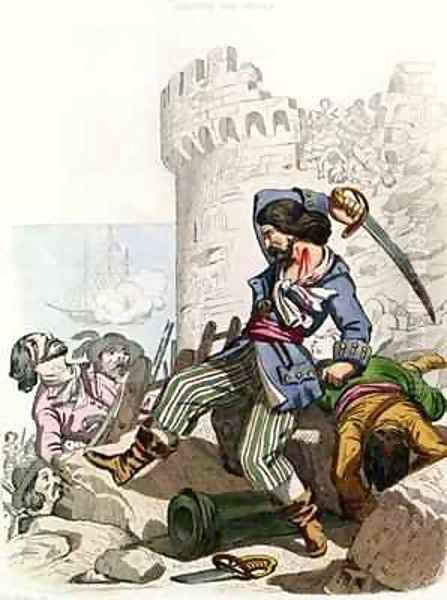 The Chevalier de Gramont Oil Painting by Alexandre Debelle