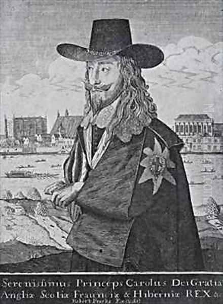 Portrait of King Charles I Oil Painting by Sir Anthony Van Dyck