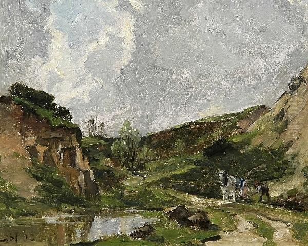 The Quarry Oil Painting by Bertram Walter Priestman