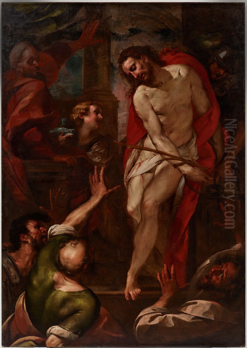Ecce Homo Oil Painting by Giulio Cesare Procaccini