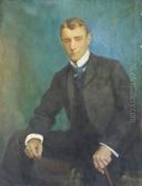 Portrait Of A Young Gentleman 
(believed To Be Either Josslyn Or Mordaunt Gore-booth Of Lissadell, Co. 
Sligo) Oil Painting by Sarah Henrietta Purser