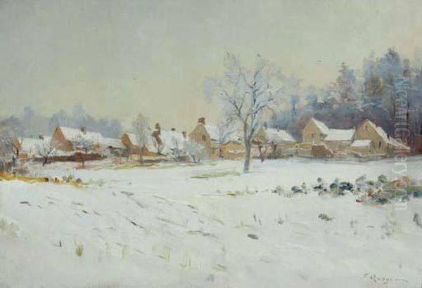 Neige D'arrangement Oil Painting by Fernand Quignon