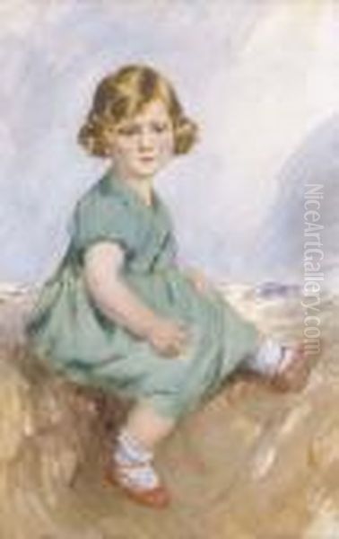 Doreen Eveline Webber Oil Painting by James Peter Quinn