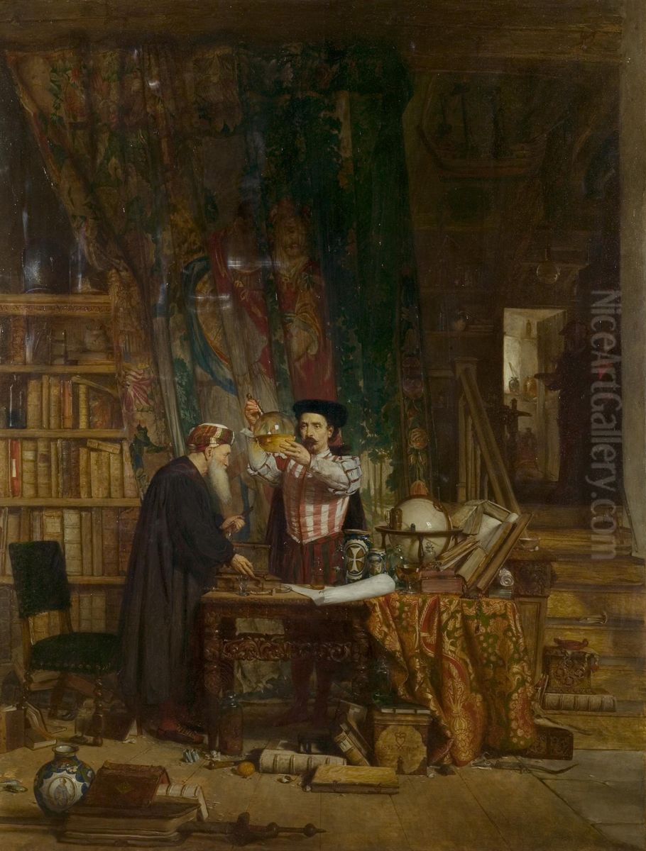 The Alchemist Oil Painting by William Fettes Douglas