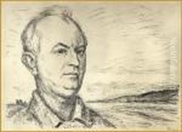 Autoportret V
C
Eske Krajin
E Oil Painting by Vaclav Rabas