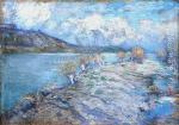 Na Rece Oil Painting by Vaclav Radimsky