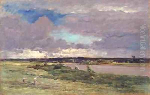 The Coming Storm Early Spring Oil Painting by Charles-Francois Daubigny
