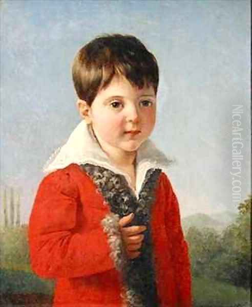 Charles Morin Oil Painting by Claude-Marie Dubufe