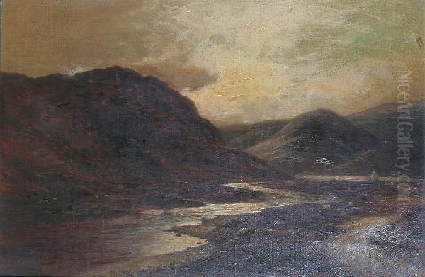 The Queen's Well, Glenmark Oil Painting by Allan Ramsay