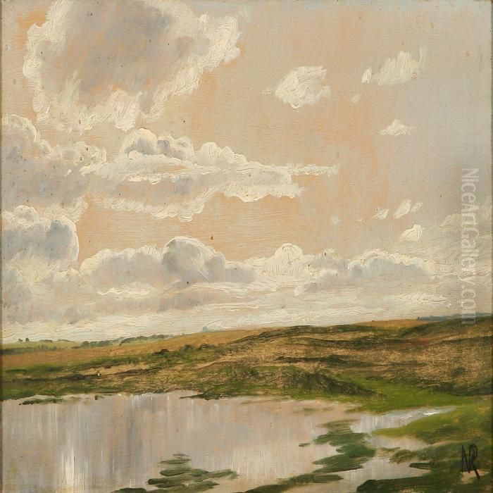 Parti Fra Sjaelso Oil Painting by Niels Pieter Rasmussen