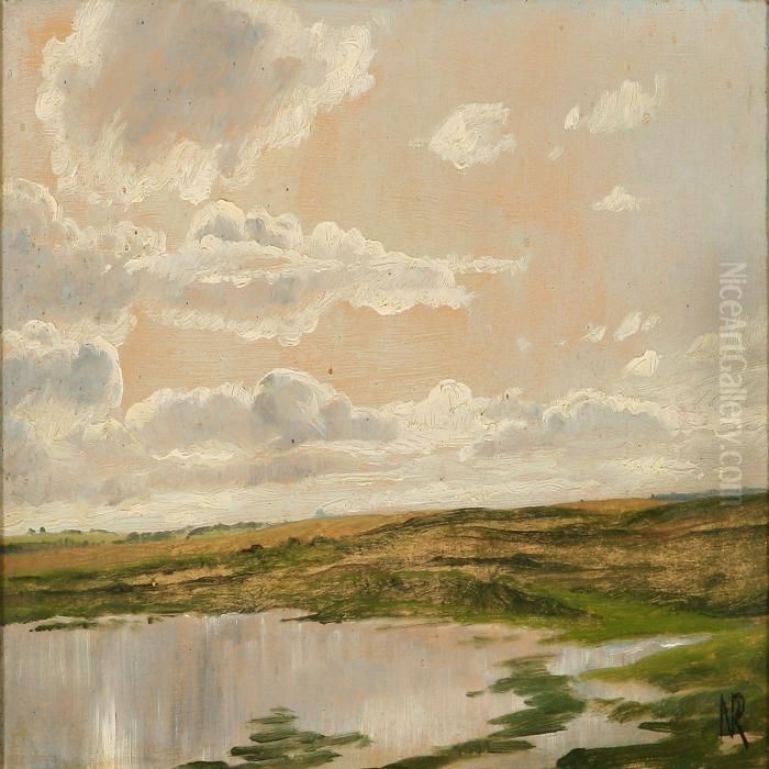 Parti Frasjaelso Oil Painting by Niels Pieter Rasmussen