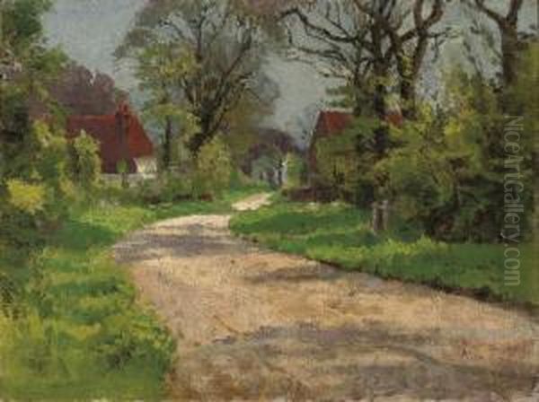 Letchworth Landscape Oil Painting by William Whitehead Ratcliffe