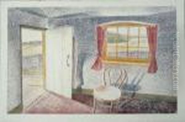 Interior, Furlongs Oil Painting by Eric Ravilious
