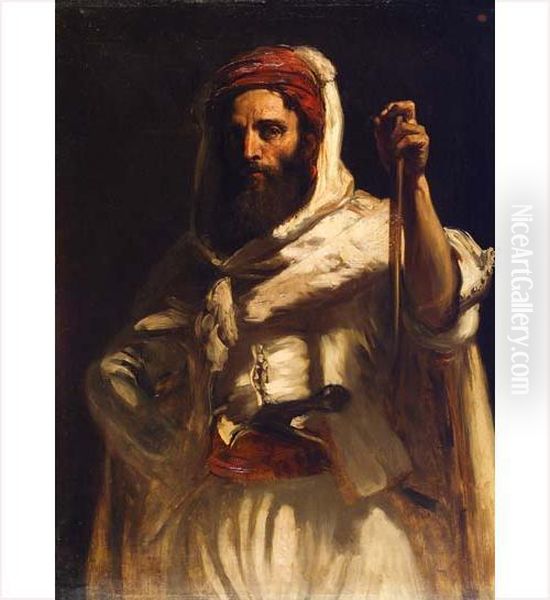 Le Chef Berbere Oil Painting by Regnault Henri