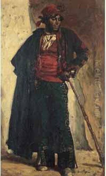 < L'espagnol >. Oil Painting by Regnault Henri