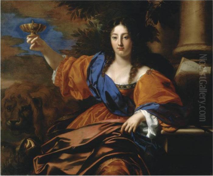 Circe Oil Painting by Niccolo Renieri (see Regnier, Nicolas)