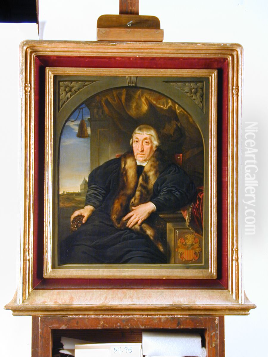 Portrait of a Man Oil Painting by Balthasar Denner