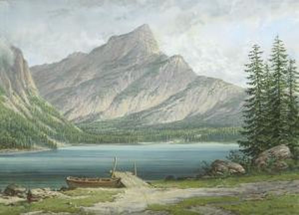 Leopold Steiner See Oil Painting by Karoly Miksa, Karl Reissmann M