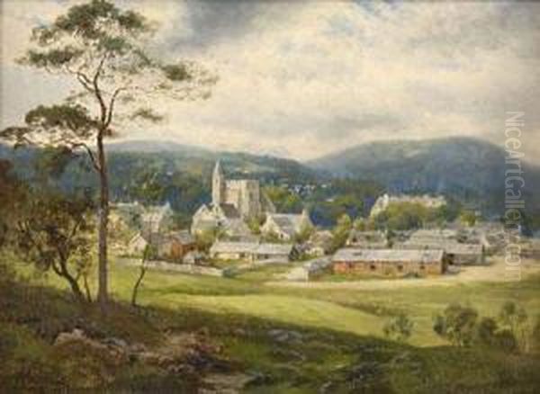 Braemar Oil Painting by George Melvin Rennie