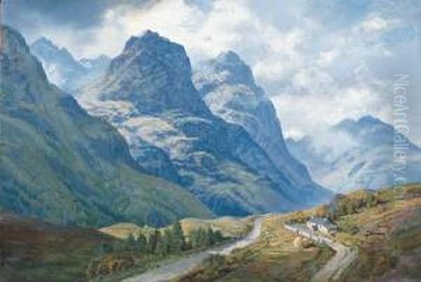 Glencoe Morning Oil Painting by George Melvin Rennie