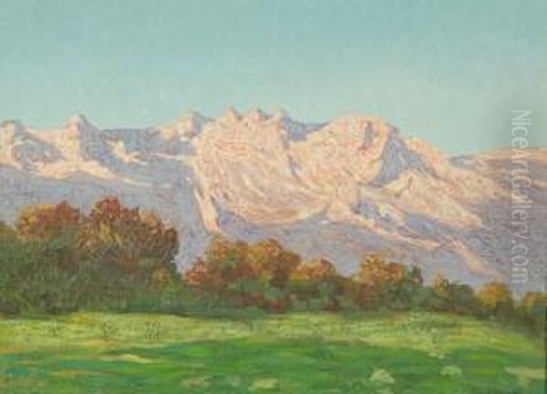 Scarpata Del Roccia Melone Oil Painting by Don Angelo Rescalli