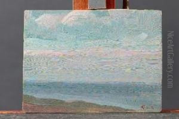 Paesaggio Oil Painting by Don Angelo Rescalli