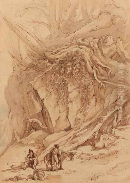 Nightingale valley, Clifton Oil Painting by William Alfred Delamotte