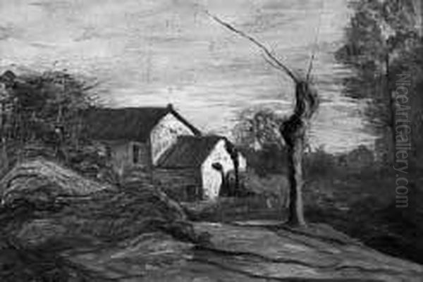 paesaggio Oil Painting by Camillo Rho