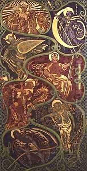 The Days of the Week Oil Painting by Andrew Benjamin Donaldson