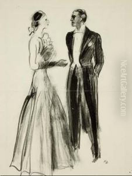 Sin Titulo Oil Painting by Federico Ribas Montenegro