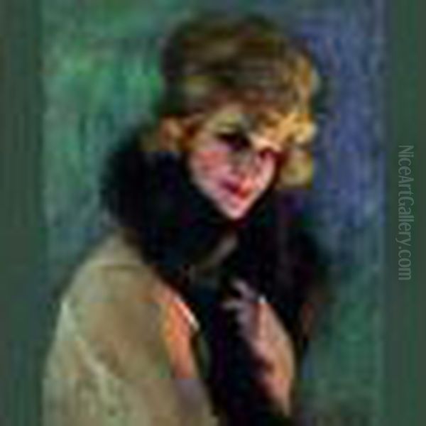 Parisienne Oil Painting by Pierra Ribera