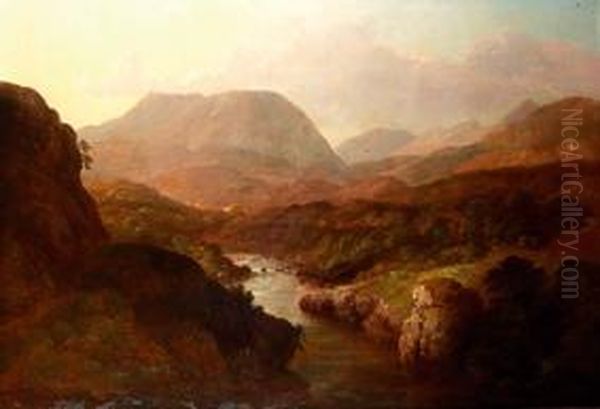 Paisaje Oil Painting by Luis Rigalt