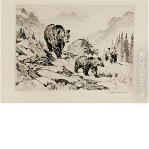 The Family Oil Painting by Carl Ringius