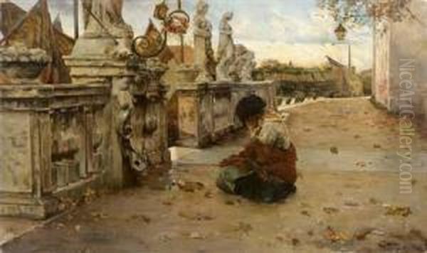 Refugium Peccatorum Oil Painting by Emilio Rizzi